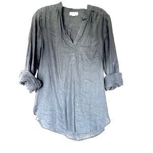 GAP Black Linen Tunic Size S